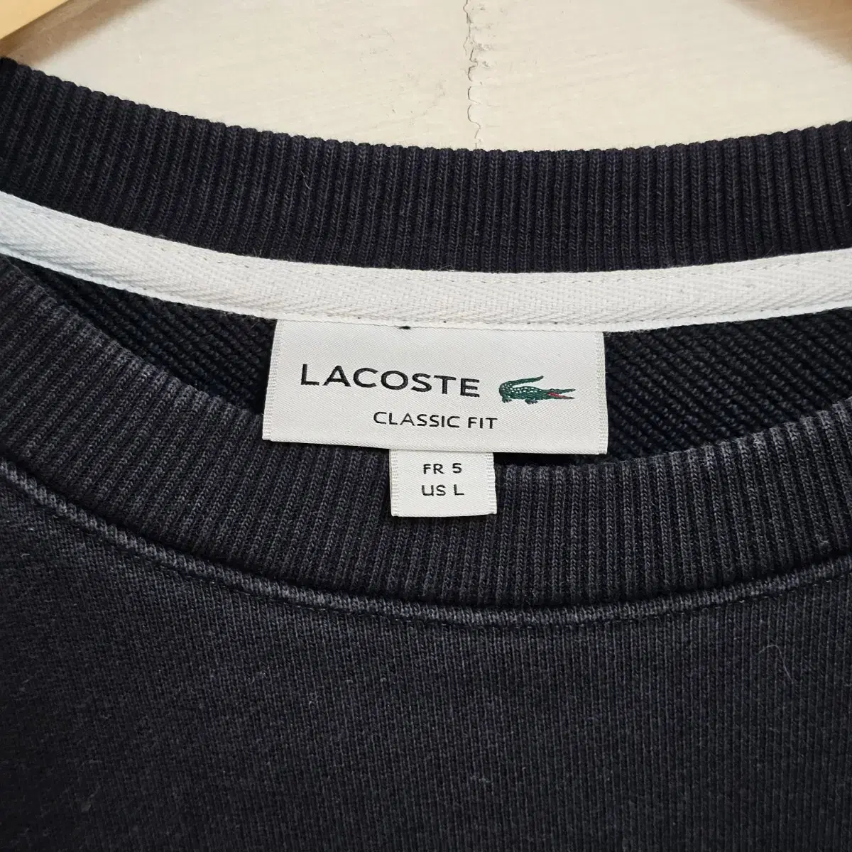 [LACOSTE] 라코스테 클래식 핏 맨투맨