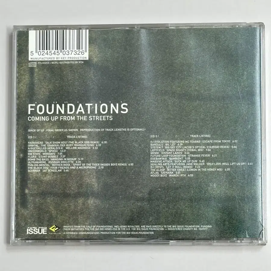 FOUNDATIONS / 2CD 라디오헤드 매시브 어택 언더월드