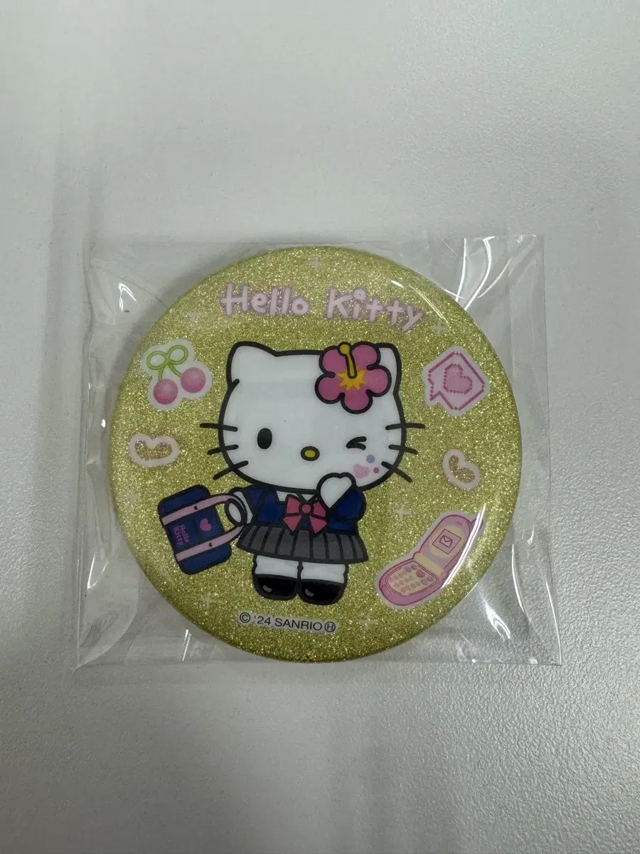 Hopi Kitty Glitter Badge Unsealed