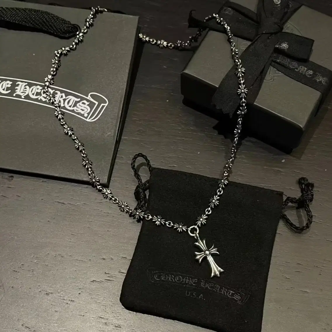 Chrome Hearts 크롬하츠 클래식 목걸이 십자가