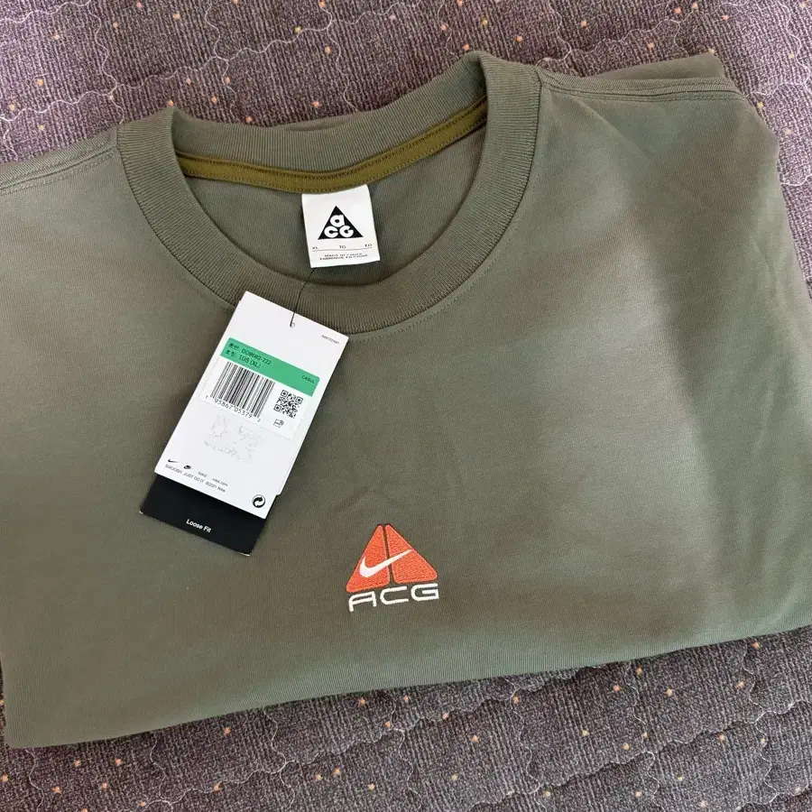 [XL]acg 로고 롱슬리브 미디엄 올리브