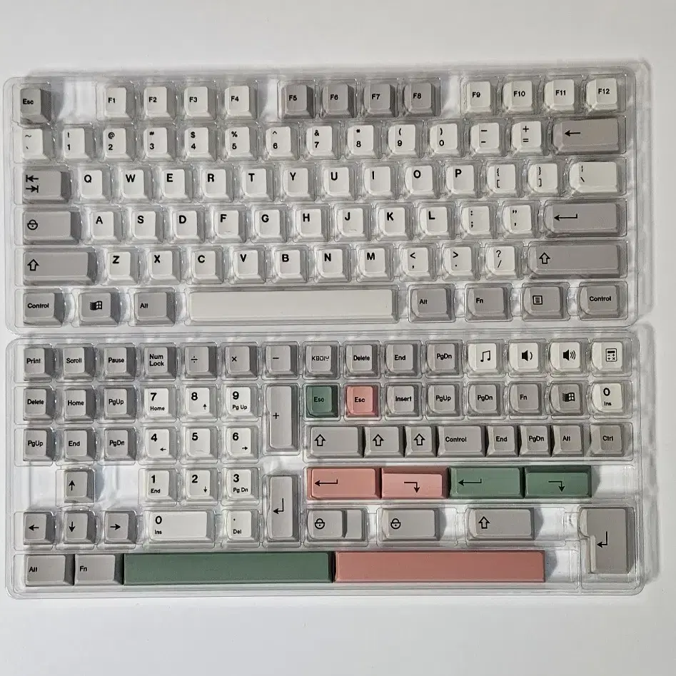 GMK 9009 PBT 염료 승화 레트로 키캡(체리 프로파일, 140키)