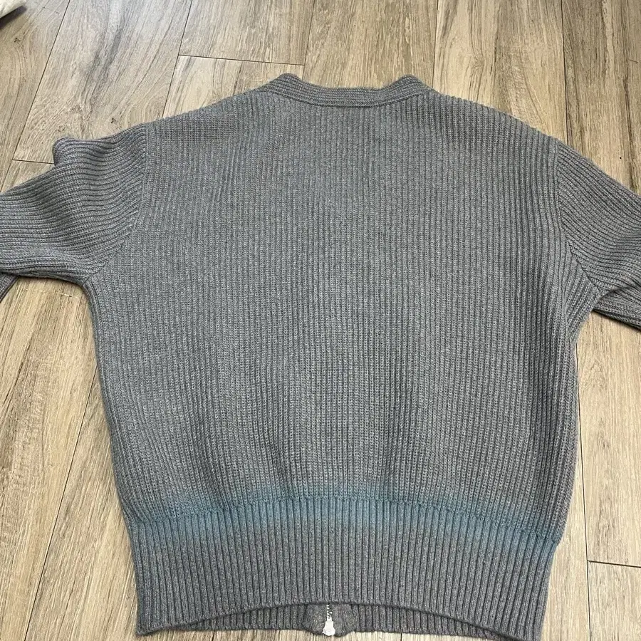 아이엘 Spray zip knit [Grey] 48 SIZE