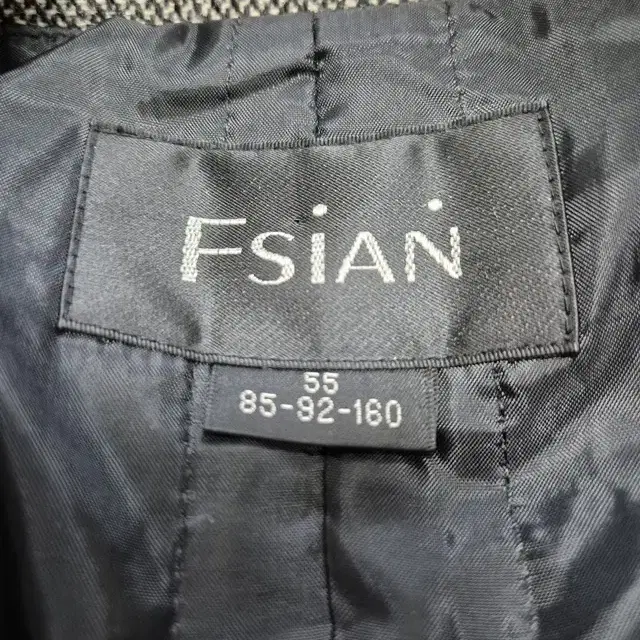 FSIAN 정품 여성 패딩 모직맥코트85-92