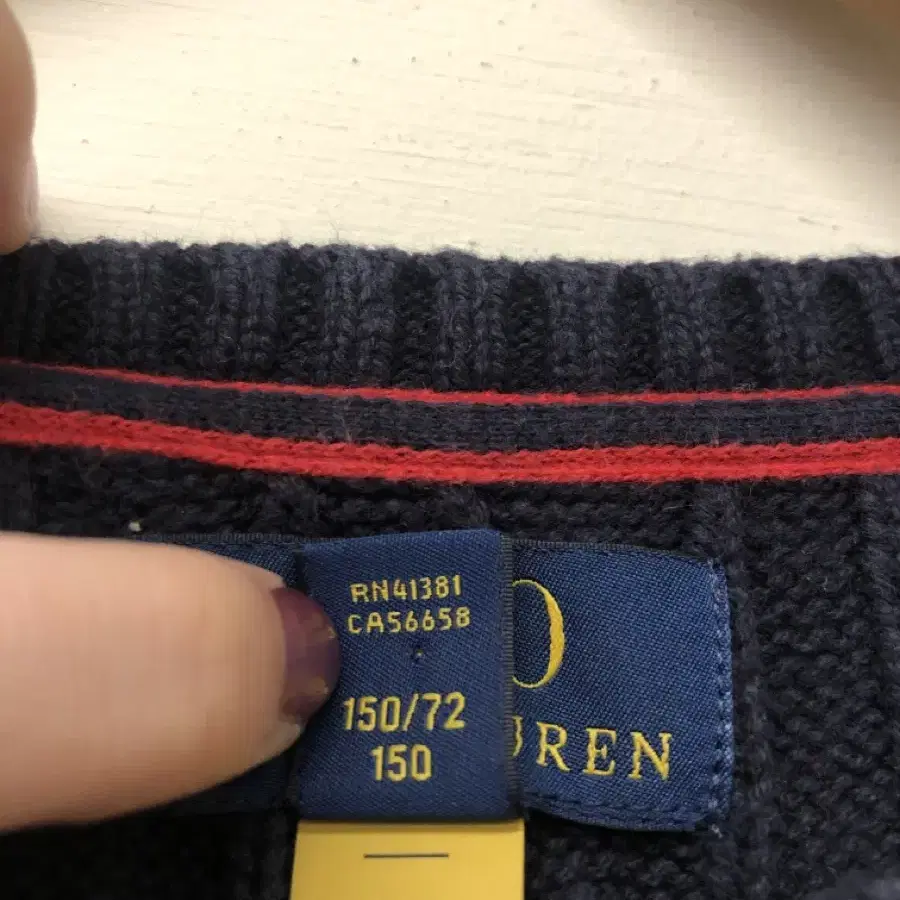 POLO RALPH LAUREN 꽈배기 니트