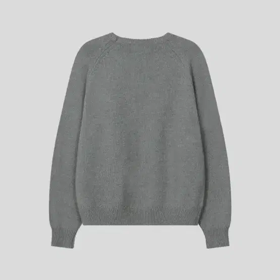 미세키서울 회색 니트 Misekiseoul logo knit GREY