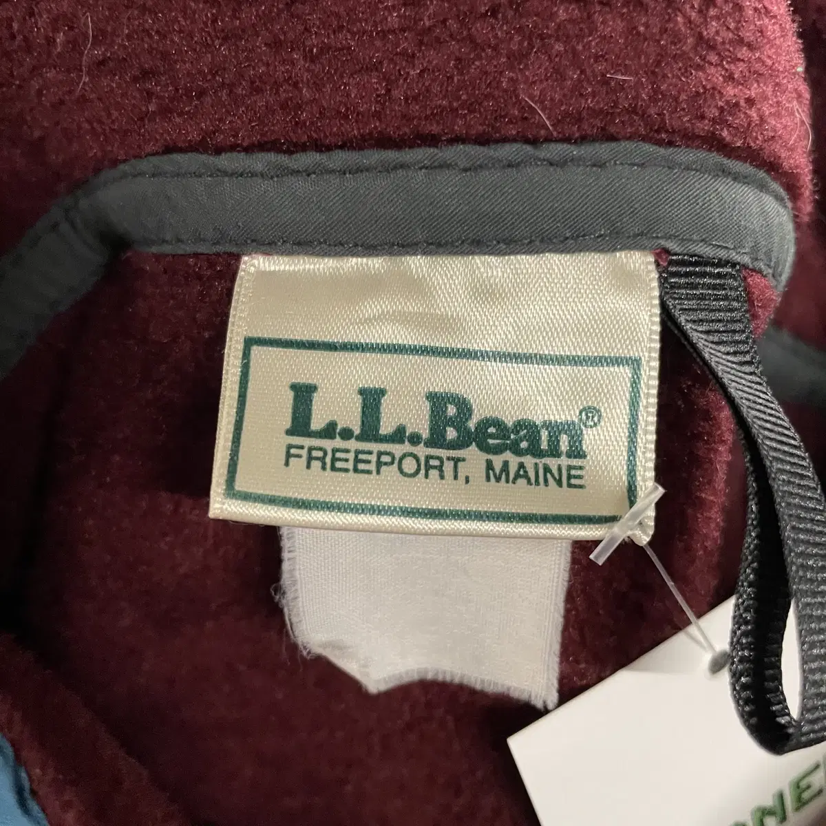 LL BEAN 엘엘빈 반집업 후리스