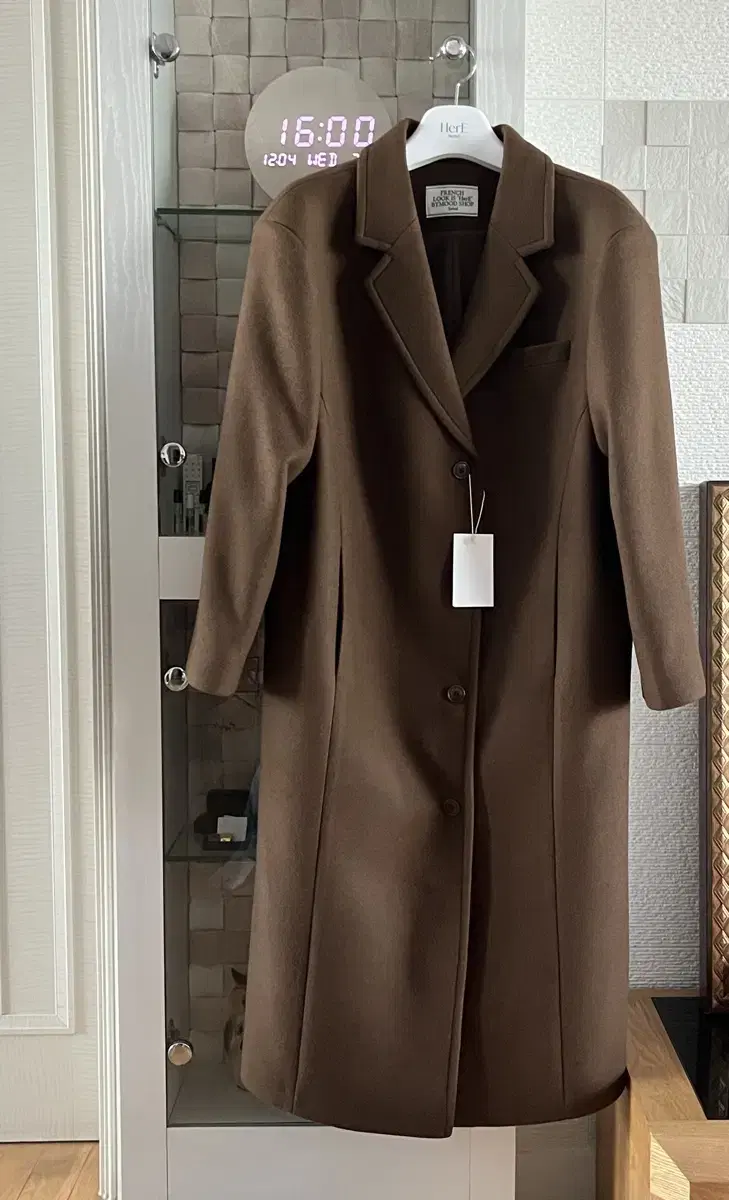 바이무드 [HerE] Mas Long Coat [brown]