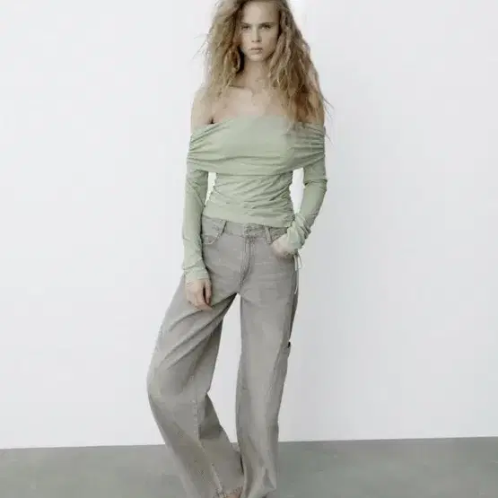 Zara 자라 | pants trf wide leg