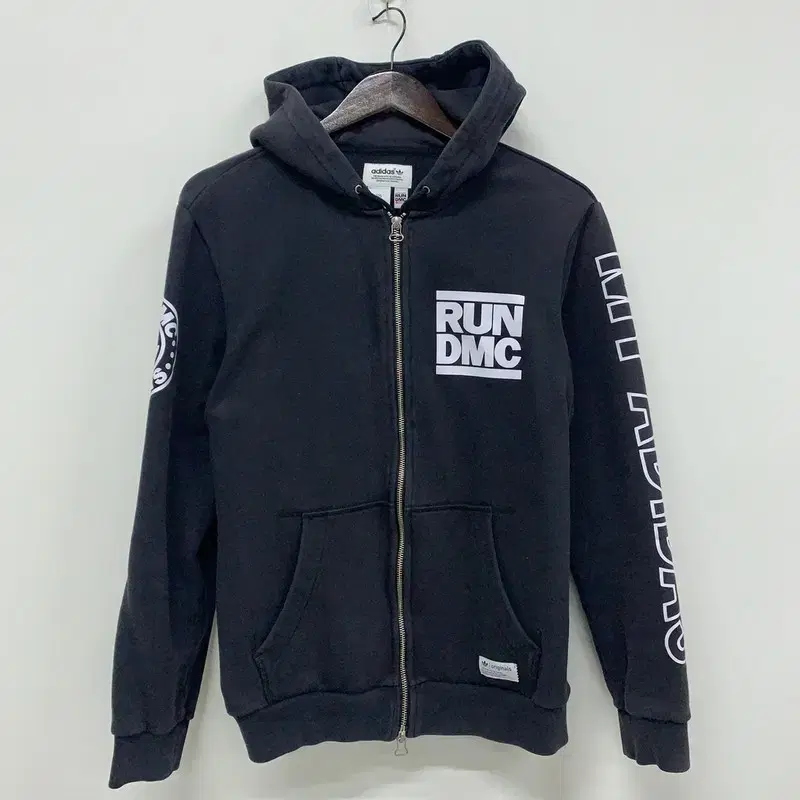 아디다스 RUNDMC 투웨이 블랙 후드집업 105 G00427