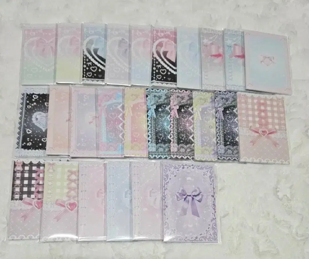 (10Set) Photocard Binder Paper Ribbon Binder Paper Sells