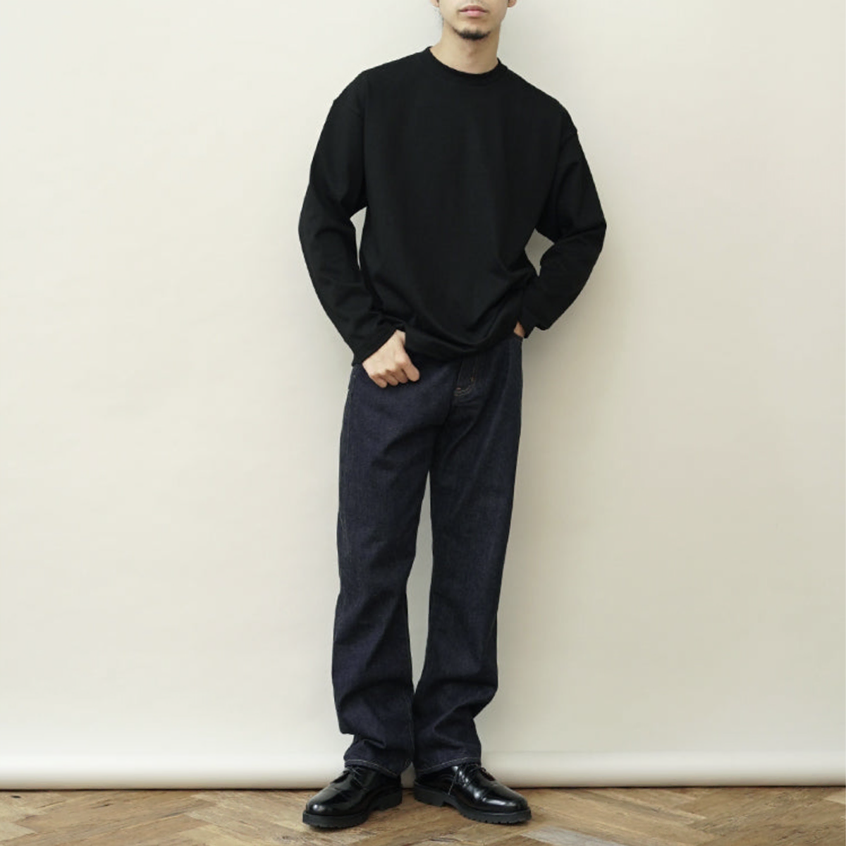 YAECA straight denim pants