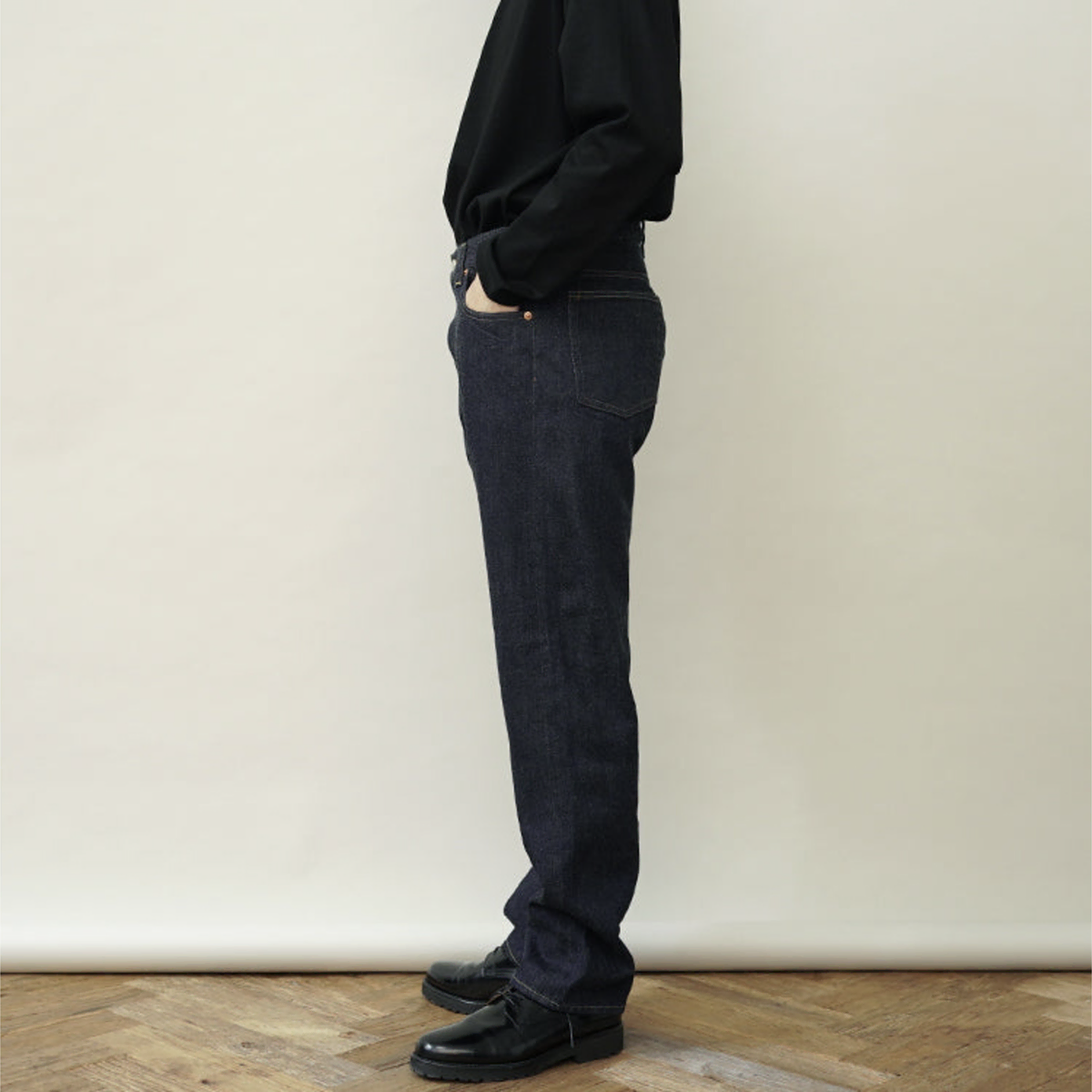 YAECA straight denim pants