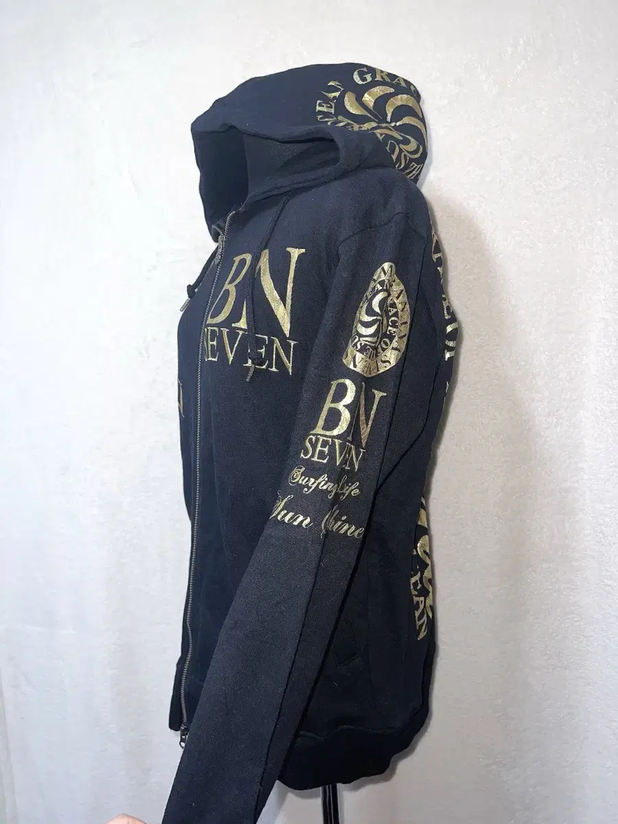 Gyaru Gothpunk Lettering Hoodie Zip Up Neutrals Subculture Y2K Funtooke Oriental