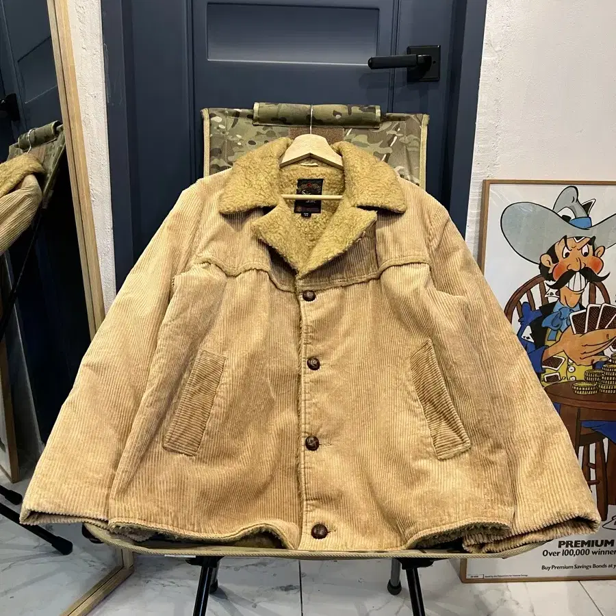 1970s SIR JAC USA CORDUROY 코듀로이 쉐르파 자켓