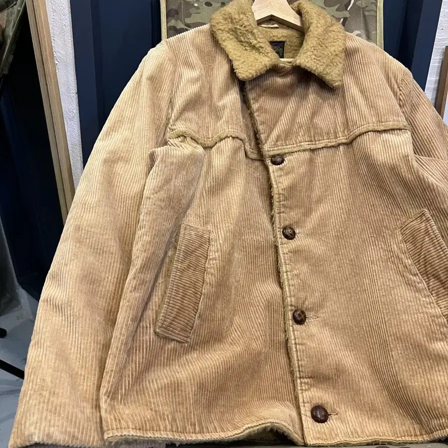 1970s SIR JAC USA CORDUROY 코듀로이 쉐르파 자켓