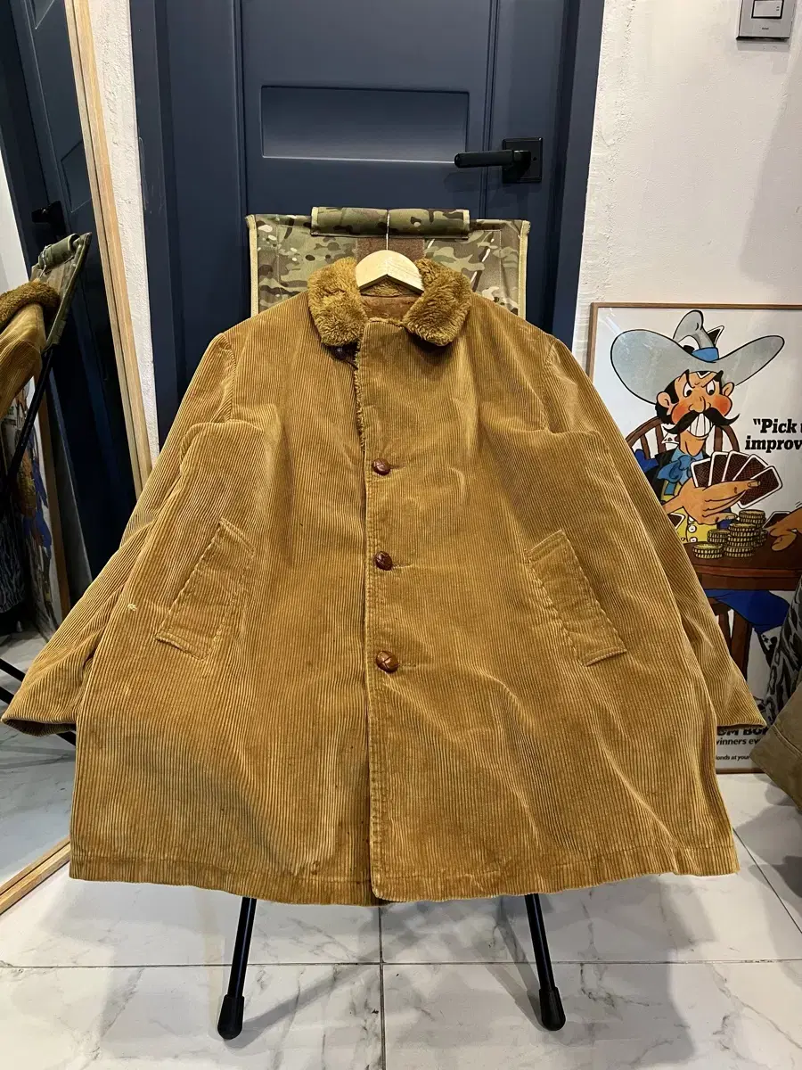 1960/70s OLD VINTAGE CORDUROY 쉐르파자켓