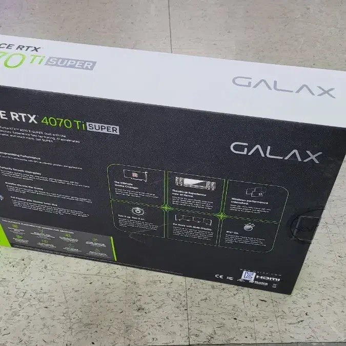 갤럭시 지포스 rtx 4070ti super ex 화이트