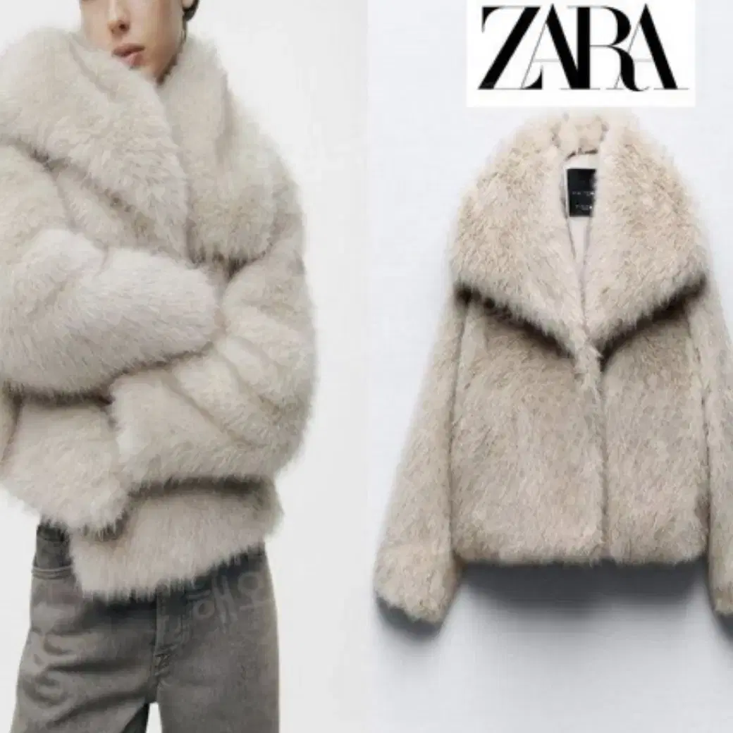 [새상품] Zara 자라 여성 퍼코트