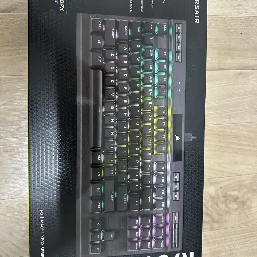 커세어k70 rgb tkl opx 광적축 미개봉 새상품