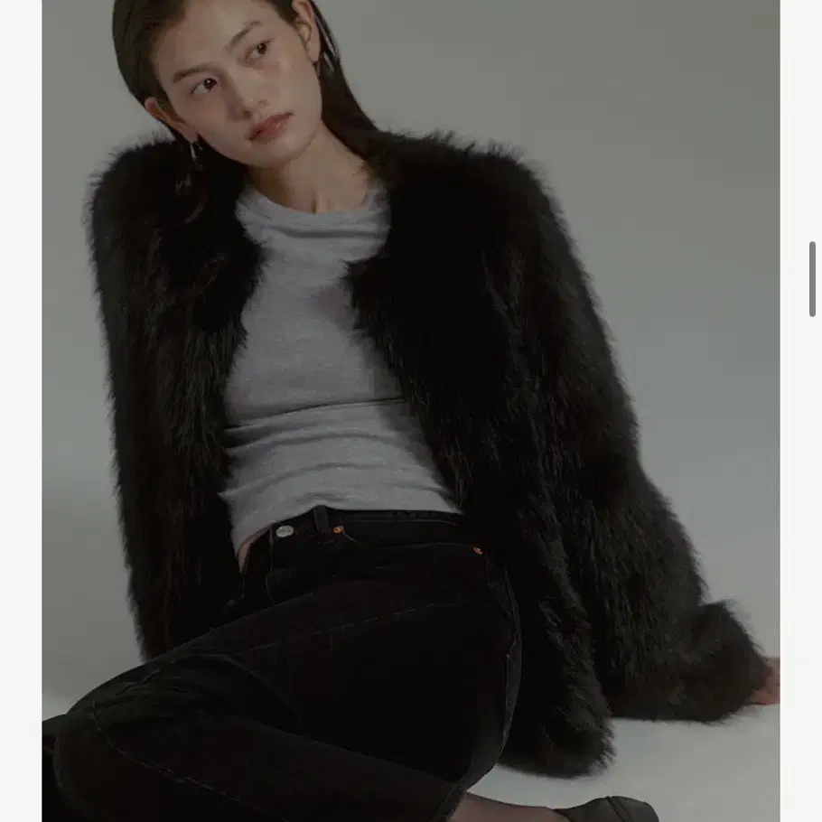 얼바닉30 faux fur jacket 퍼자켓 새상품