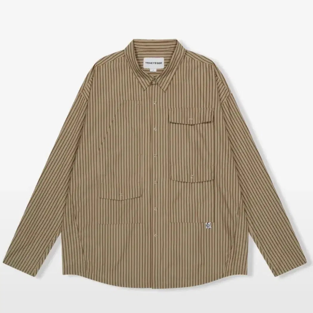 예스아이씨 Stripe Explorer Shirt Brown 판매합니다.