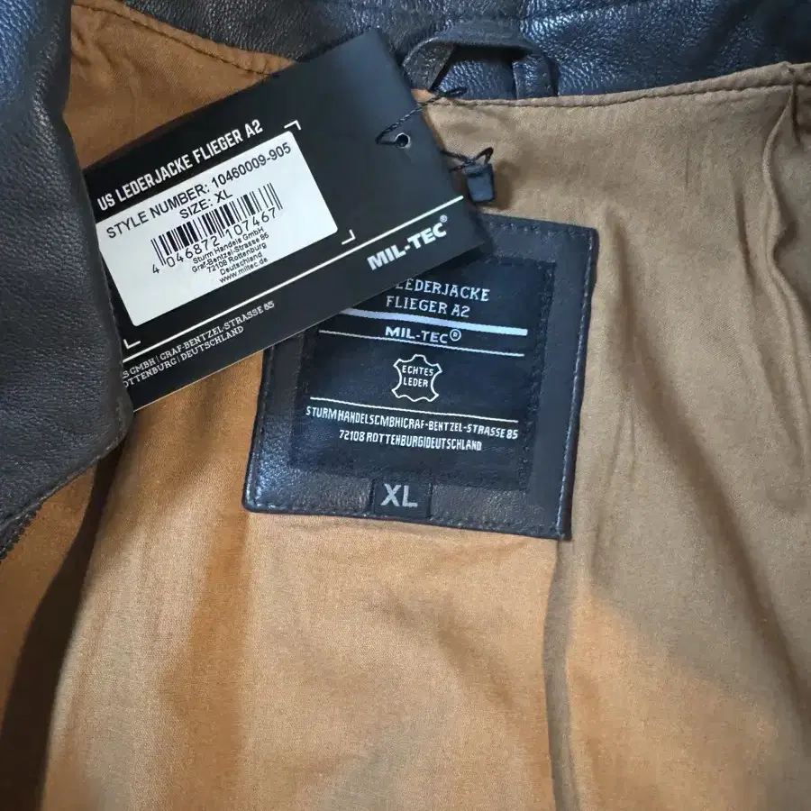 밀텍 Military Surplus A-2 브라운 XL