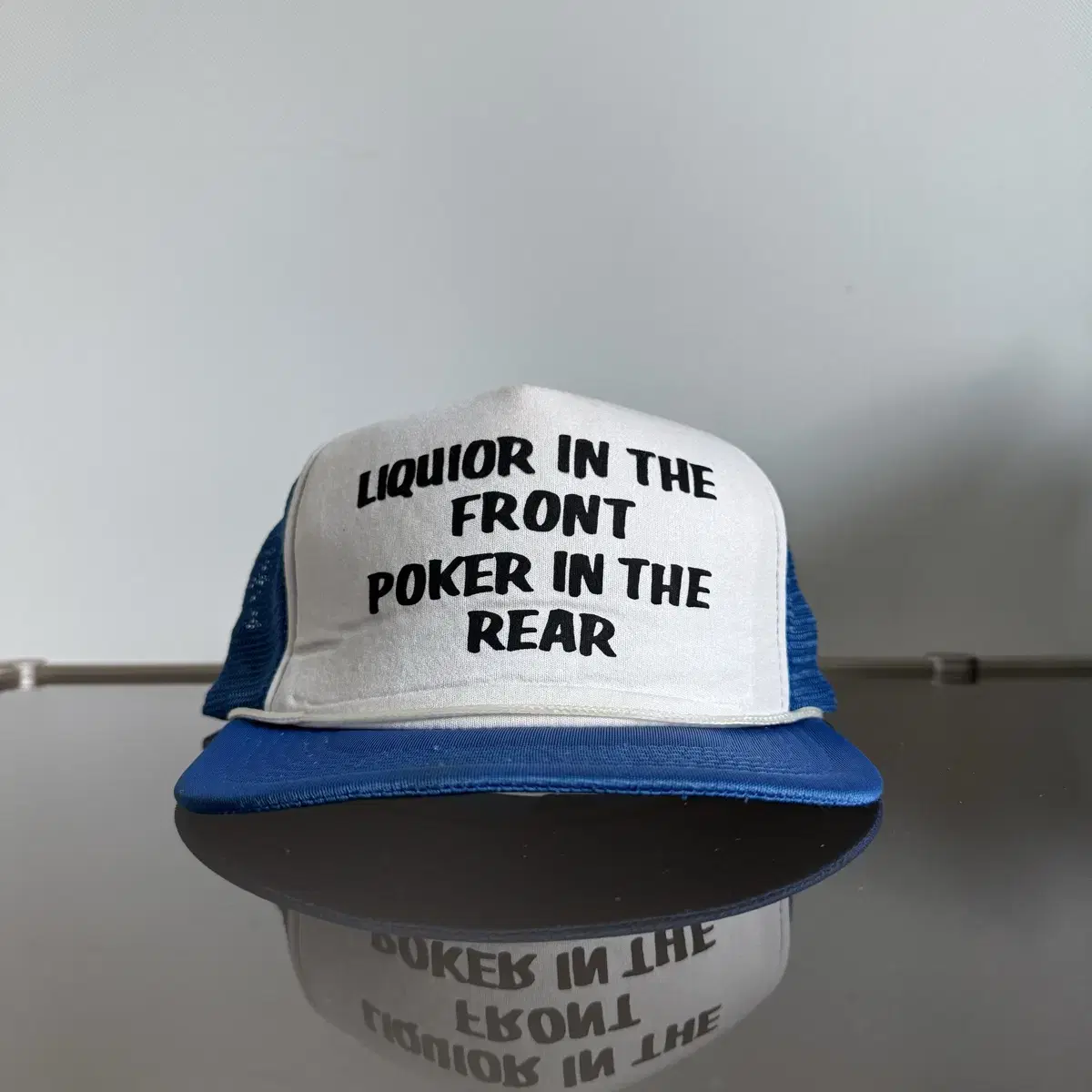 USA LIQUIOR blue msh lettering cap