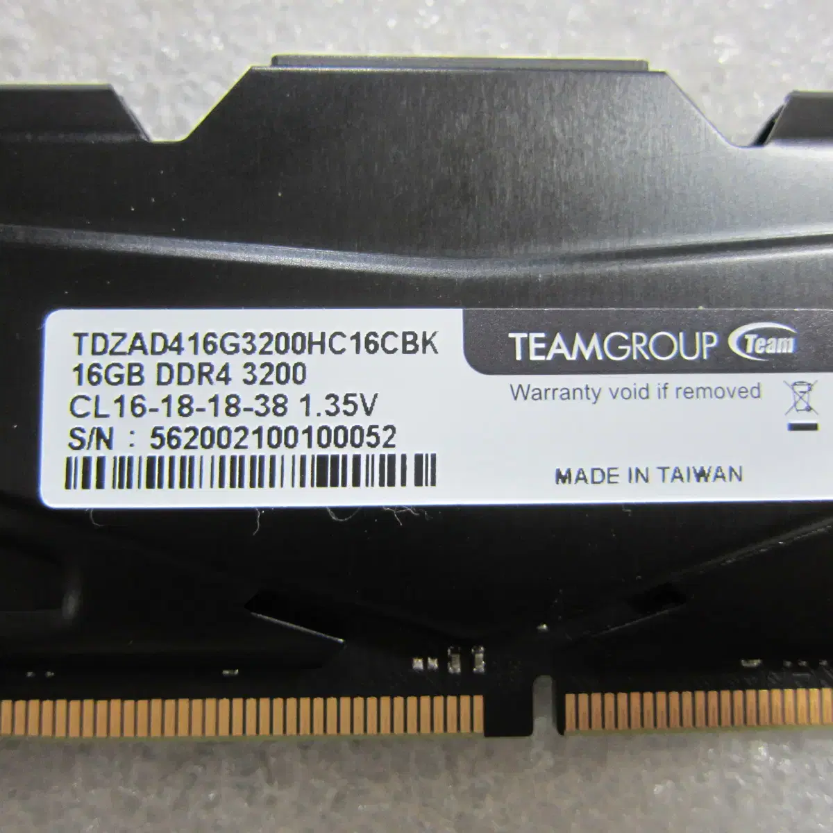 팀그룹 T-Force DDR4-3200 DARK Z 32G(16Gx2)