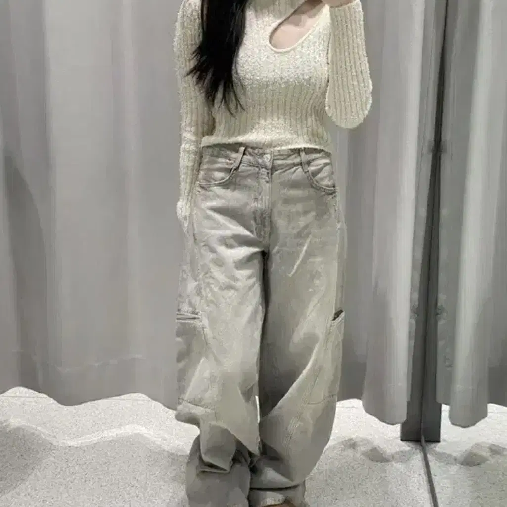 Zara | 자라 trf 팬츠 36사이즈  wide leg jeans