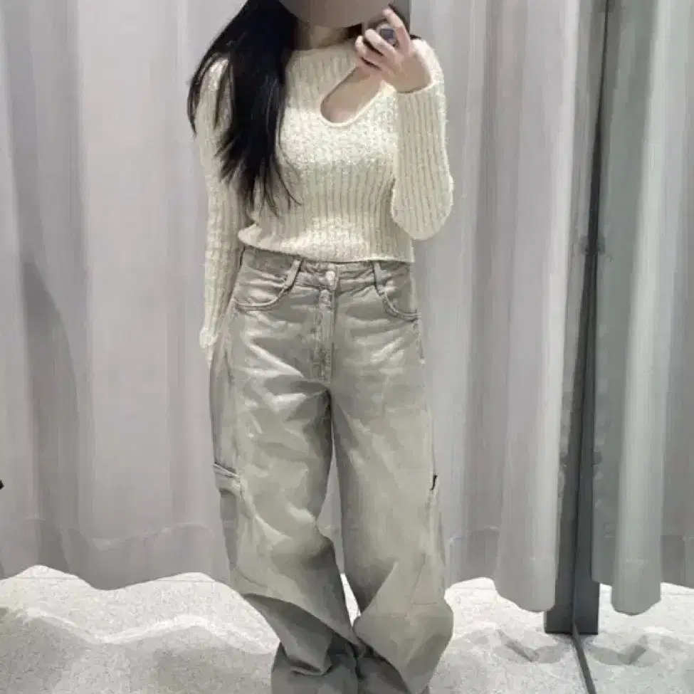 Zara | 자라 trf 팬츠 36사이즈  wide leg jeans