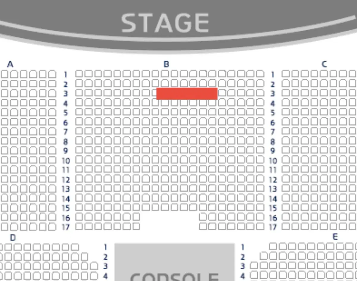 소란 콘서트 1/18 B구역 3열 2연석