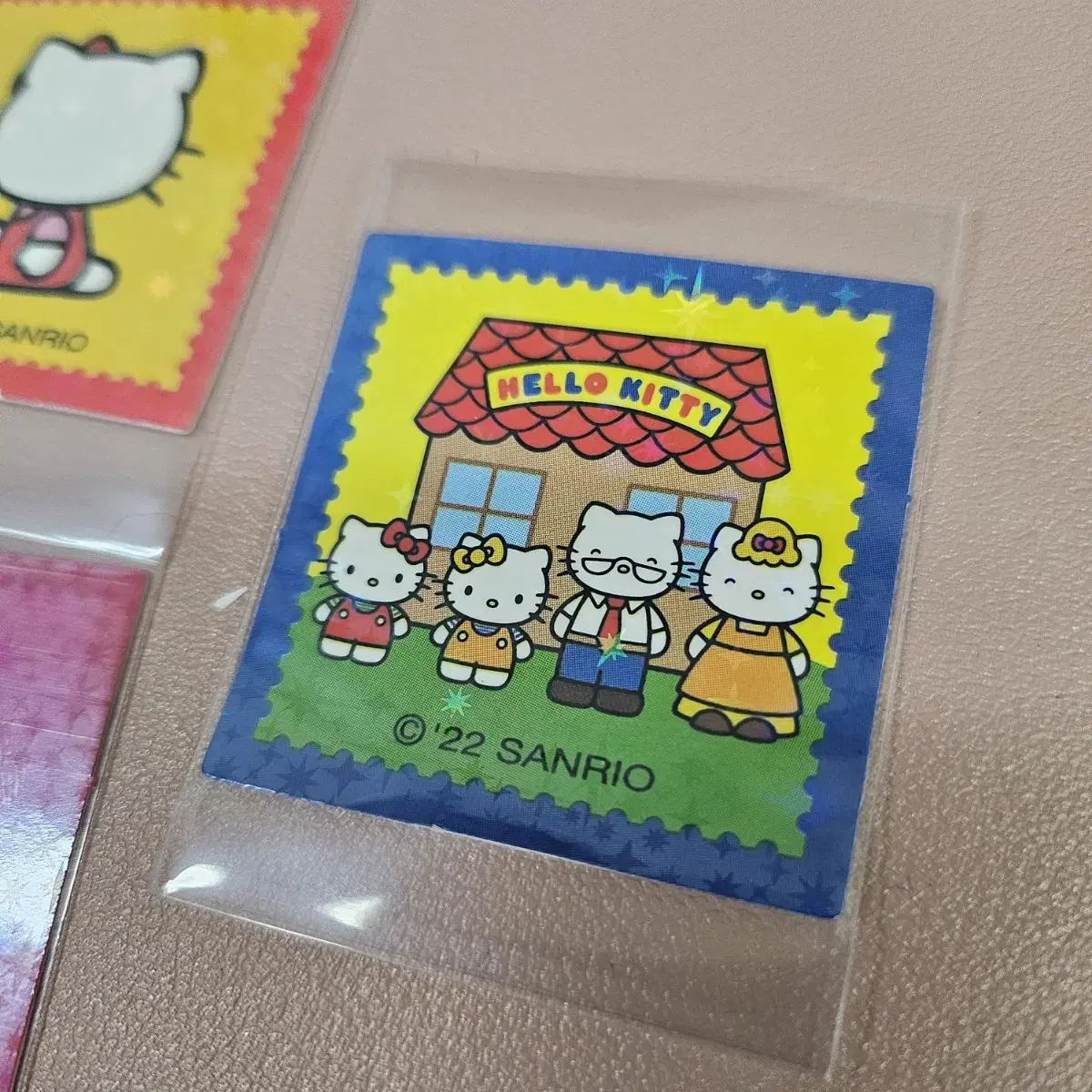 San Rio Hello Kitty Stamp Seal Secret Rare hologram 서주제과 탱탱탱