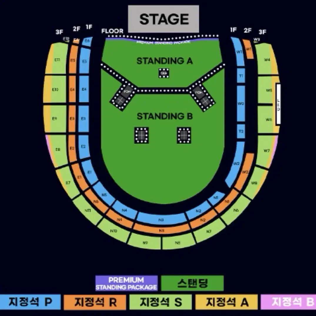 오아시스 내한 공연 콘서트 [지석정석 R, 지정석 A] 연석 판매 / 분