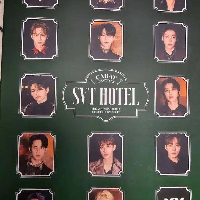 세븐틴 svt hotel 멤버십 키트 풀셋트