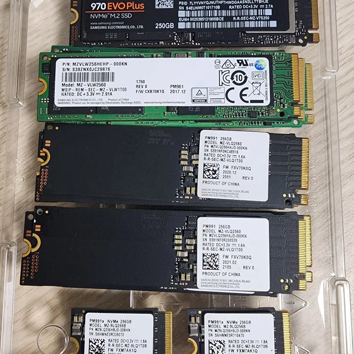 삼성 PM9a1, 961 SSD 256GB 외.. /원10, 문서