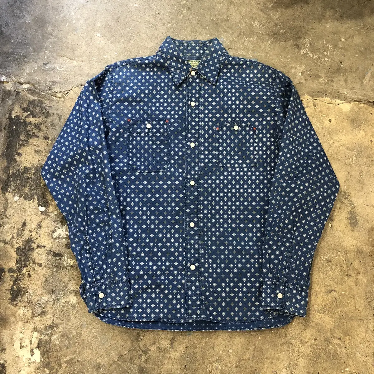 Sugarcane Polka dot shirt Japan made