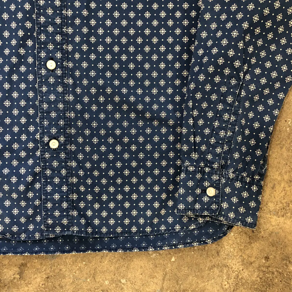 Sugarcane Polka dot shirt Japan made