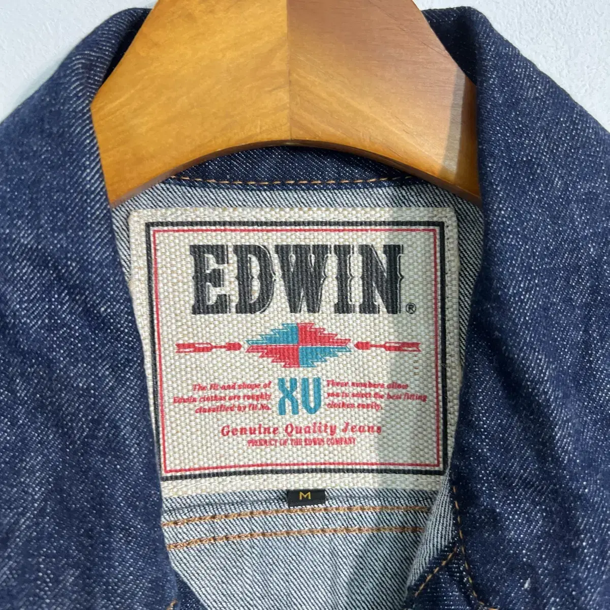 EDWIN 에드윈 데님자켓 청자켓