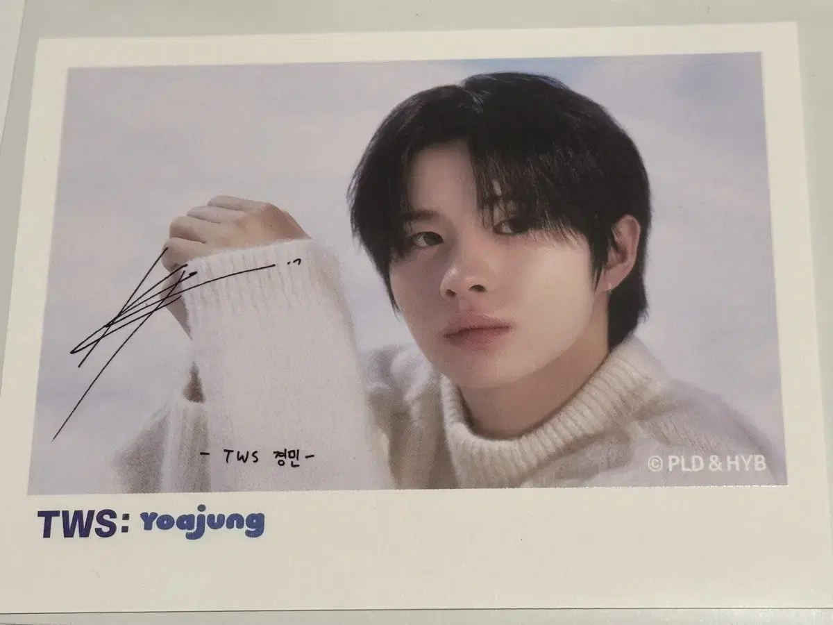 Yoajung TWS tws kyungmin pola postcard