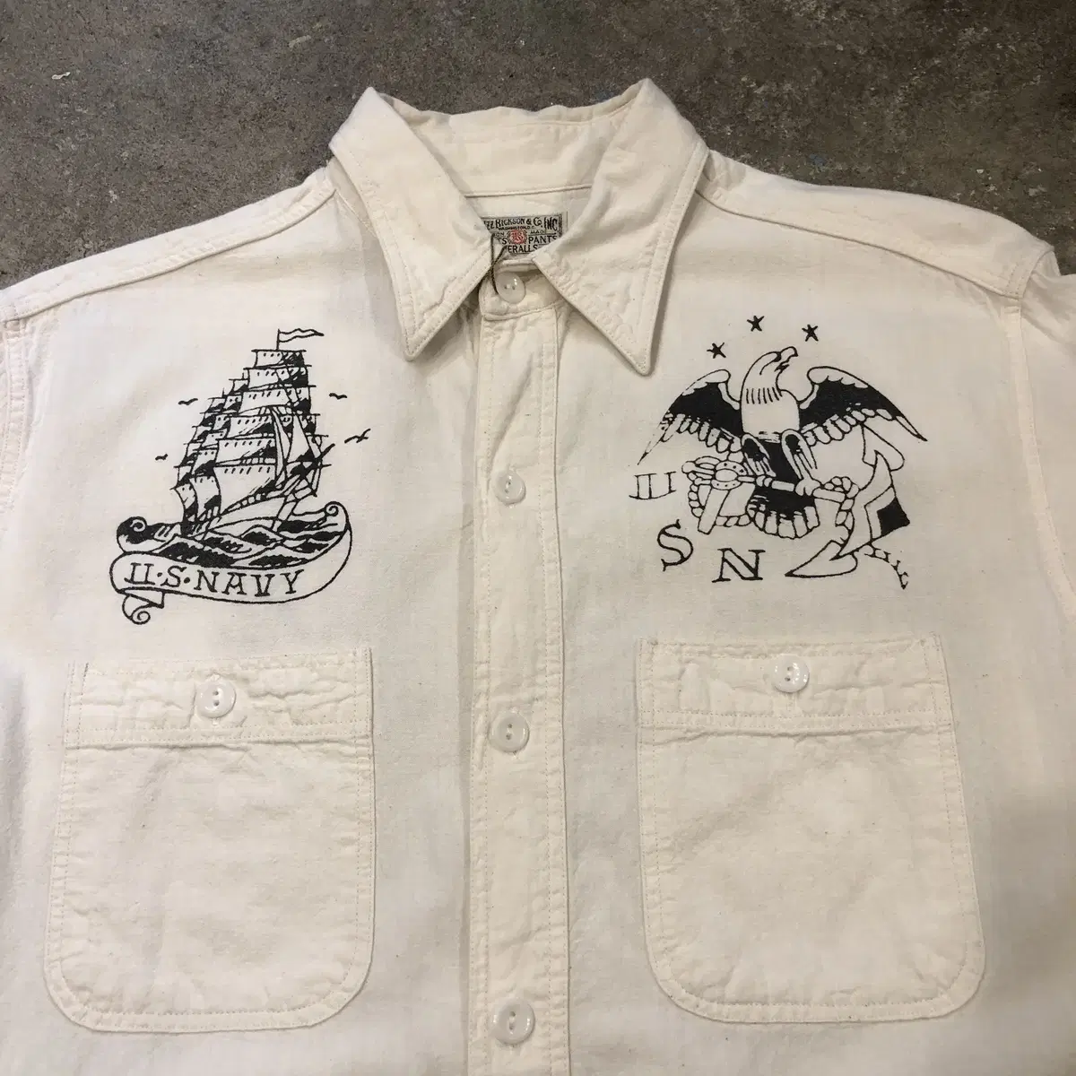 Buzz Rickson USN shirt Japan made