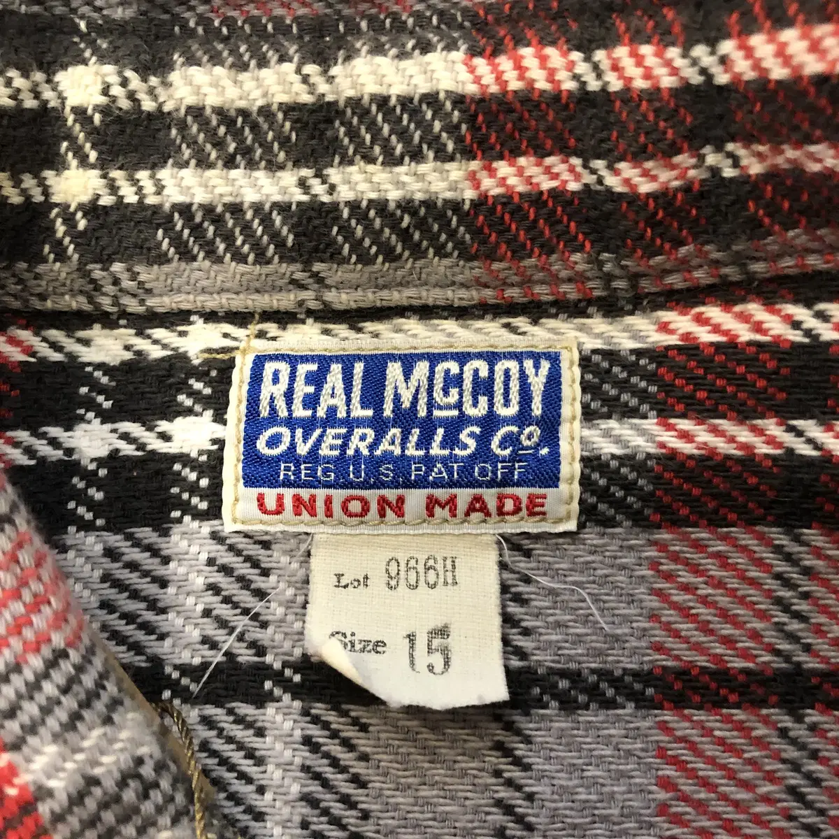 Real McCoy Flannel Japan made