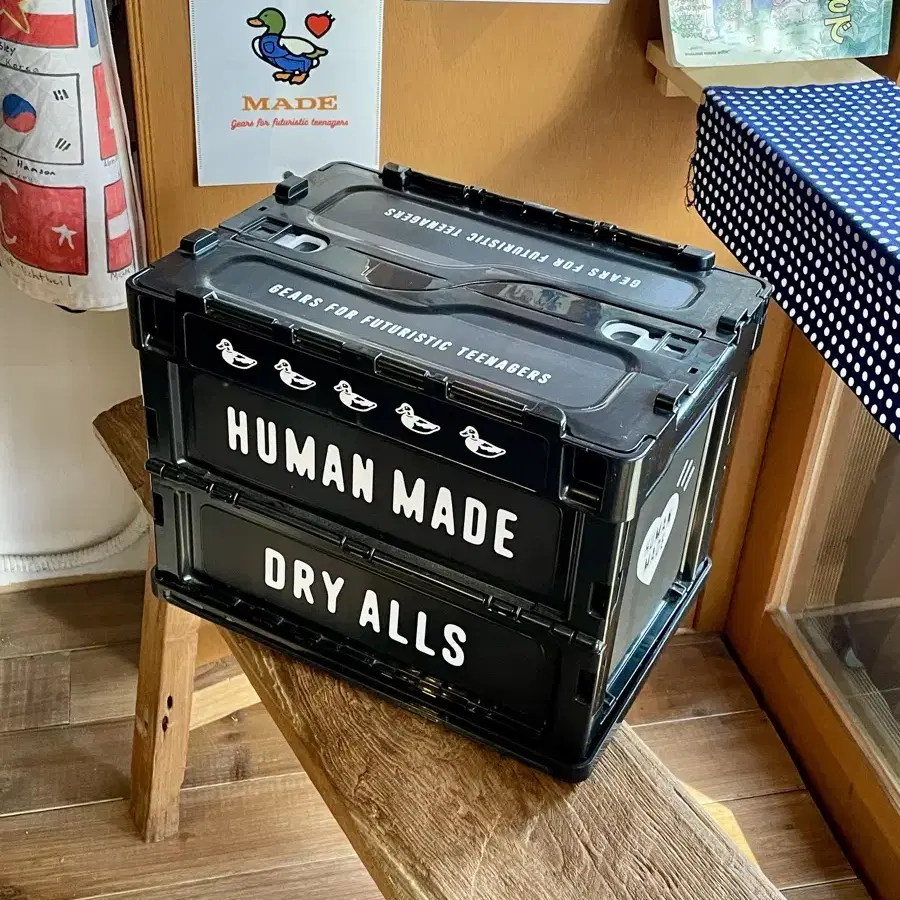 HUMAN MADE 휴먼메이드 컨테이너 폴딩박스 20L