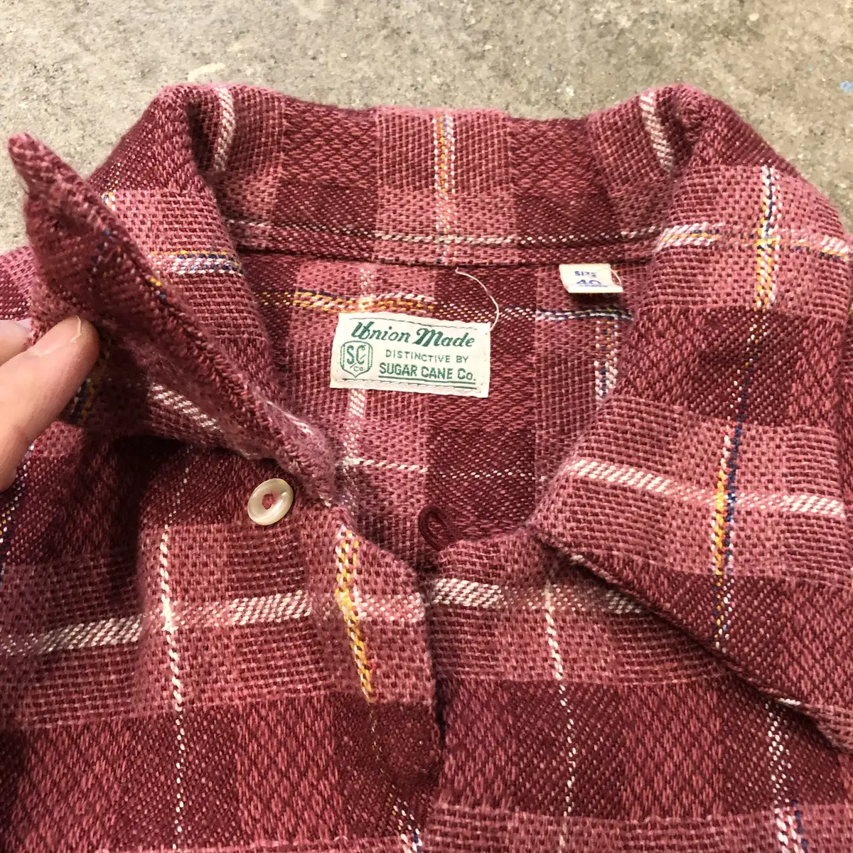 Sugarcane flannel Japan made