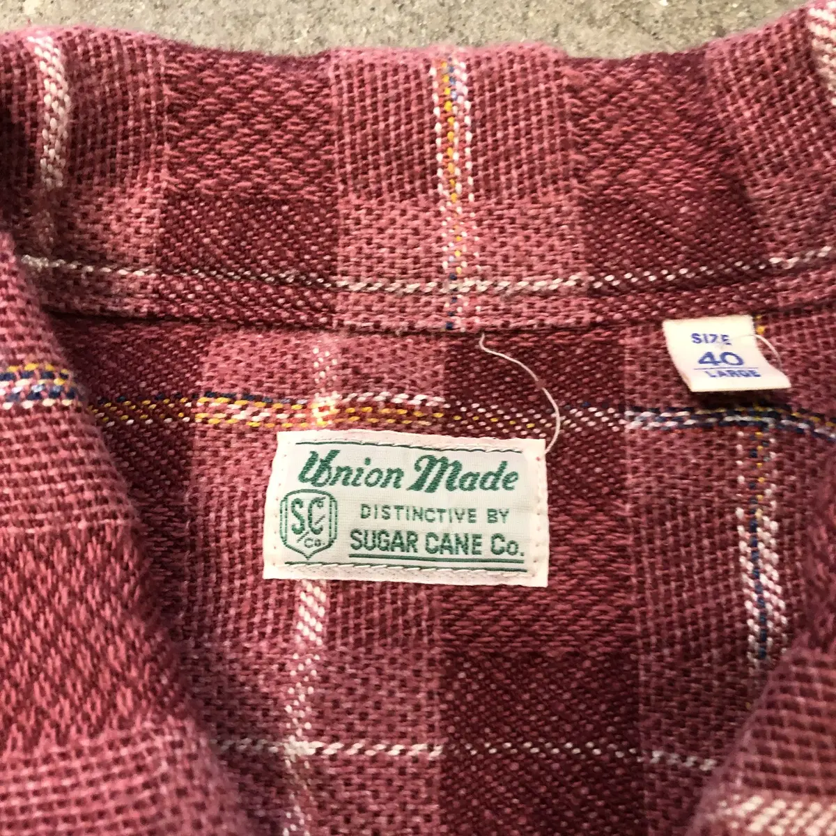 Sugarcane flannel Japan made