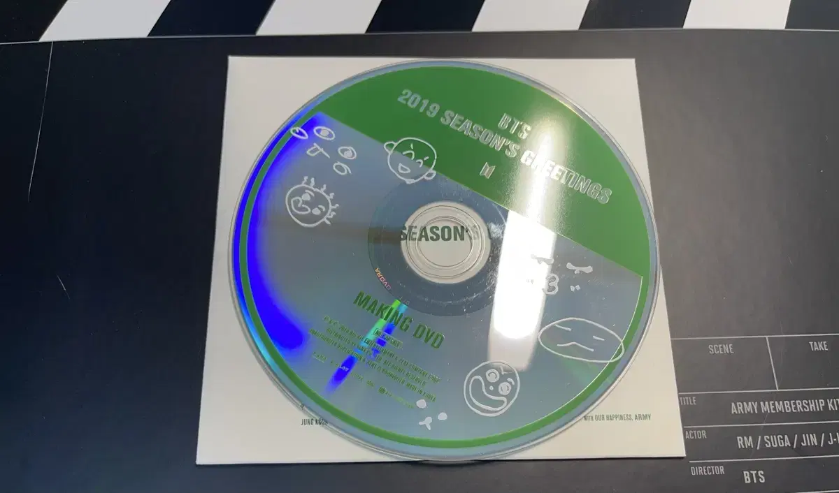 방탄소년단 BTS 2019 시즌그리팅 DVD 디비디