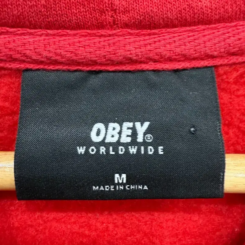 [ OBEY ] 오베이 기모 후드티 [M]