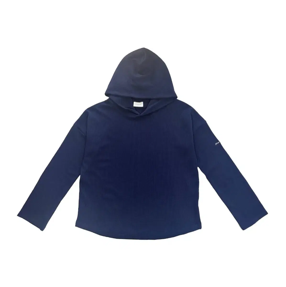 23-006 WAFFLE HOODIE NAVY 지초이 컴포트 와플 후드