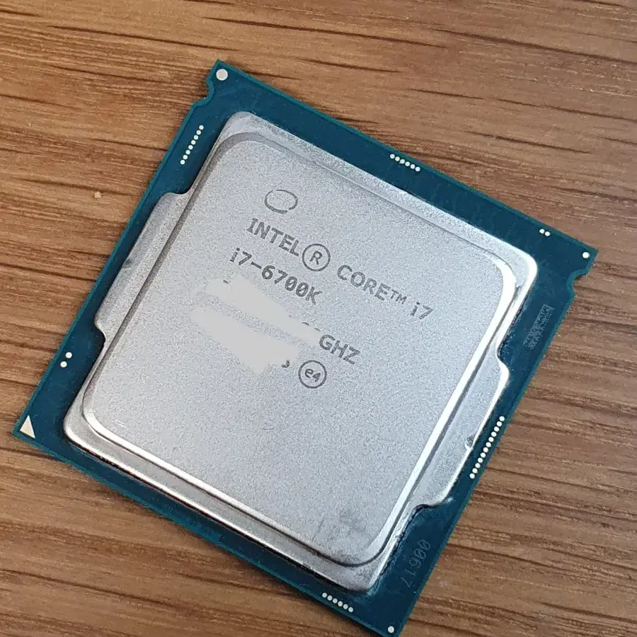 인텔 I7-6700K cpu