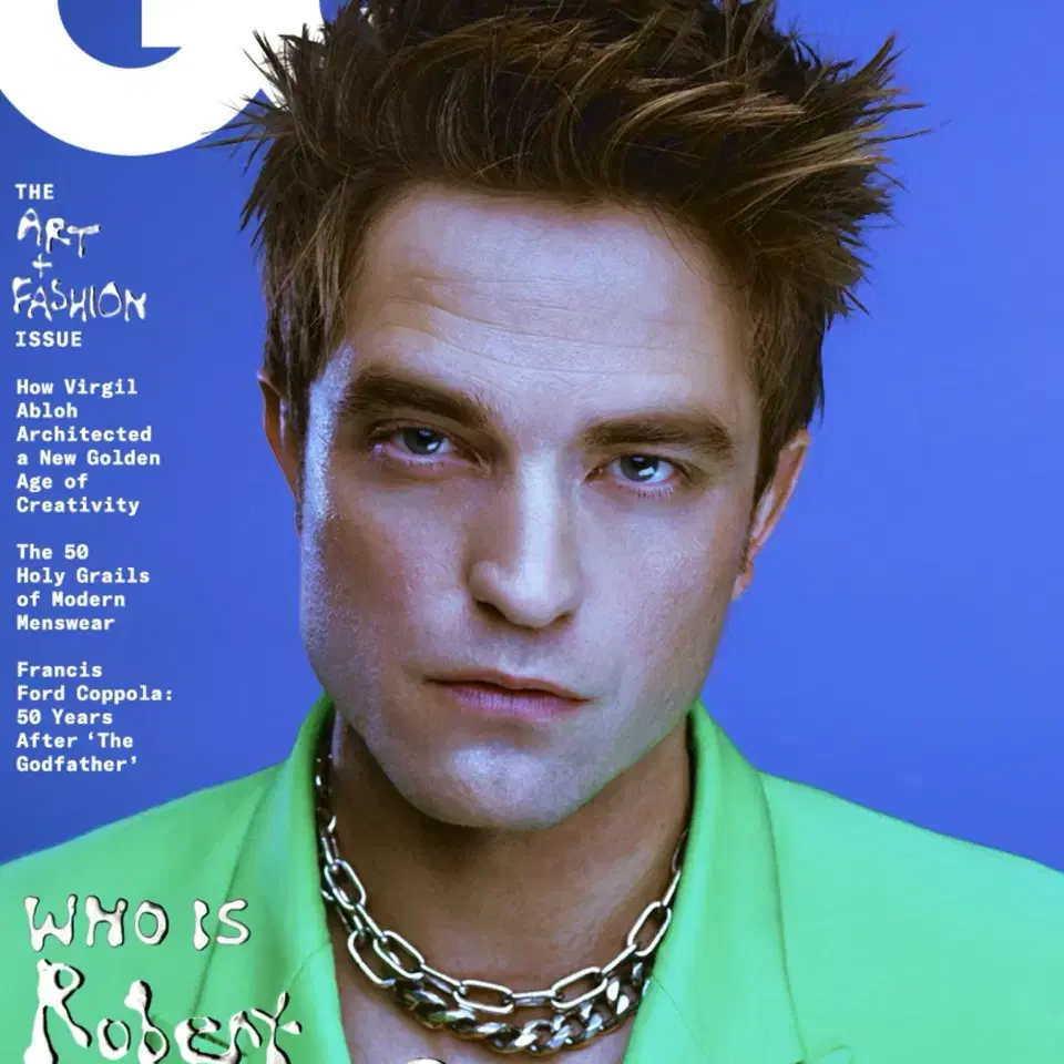 GQ UK Robert Pattinson 메인표지 로버트패틴슨 지큐 매거